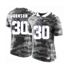 TCU Horned Frogs 30 Denzel Johnson Gray College Football Limited Jersey