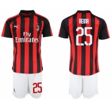 2018-19 AC Milan 25 REINA Home Soccer Jersey
