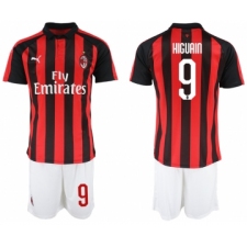 2018-19 AC Milan 9 HIGUAIN Home Soccer Jersey