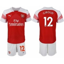 2018-19 Arsenal 12 GIROUD Home Soccer Jersey