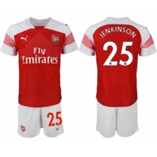 2018-19 Arsenal 25 JENKINSON Home Soccer Jersey