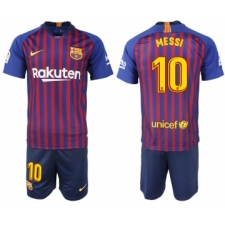 2018-19 Barcelona 10 MESSI Home Soccer Jersey