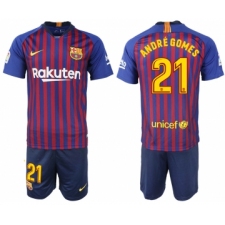 2018-19 Barcelona 21 ANDRE GOMES Home Soccer Jersey