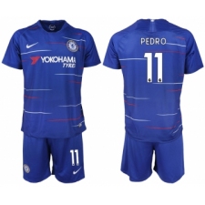 2018-19 Chelsea FC 11 PEDRO Home Soccer Jersey