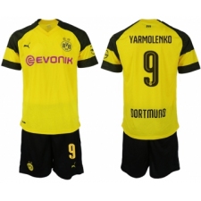2018-19 Dortmund9 YARMOLENKO Home Soccer Jersey