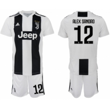 2018-19 Juventus FC 12 ALEX SANDRO Home Soccer Jersey