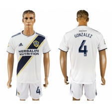 2018-19 Los Angeles Galaxy 4 GONZALEZ Home Soccer Jersey