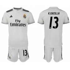 2018-19 Real Madrid 13 K.CASILLA Home Soccer Jersey