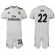 2018-19 Real Madrid 22 ISCO Home Soccer Jersey