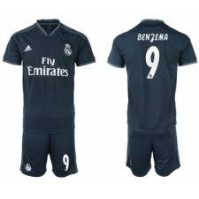 2018-19 Real Madrid 9 BENZEMA Away Soccer Jersey