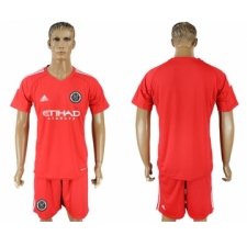 2018-19 New York City FC Lake Red Boalkeeper Soccer Jersey