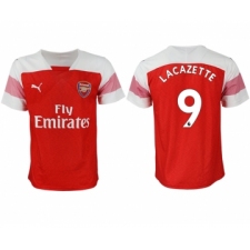 2018-19 Arsenal 9 LACAZETTE Home Thailand Soccer Jersey
