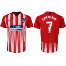 2018-19 Atletico Madrid 7 GRIEZMANN Home Thailand Soccer Jersey