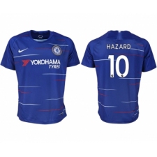 2018-19 Chelsea FC 10 HAZARD Home Thailand Soccer Jersey