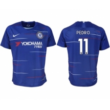 2018-19 Chelsea FC 11 PEDRO Home Thailand Soccer Jersey