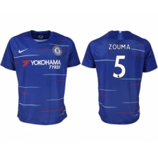 2018-19 Chelsea FC 5 ZOUMA Home Thailand Soccer Jersey