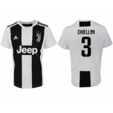 2018-19 Juventus 3 CHIELLINI Home Thailand Soccer Jersey