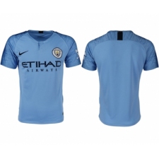 2018-19 Manchester City Home Thailand Soccer Jersey