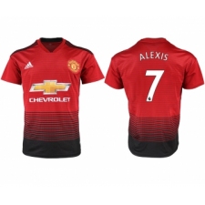 2018-19 Manchester United 7 ALEXIS Home Thailand Soccer Jersey