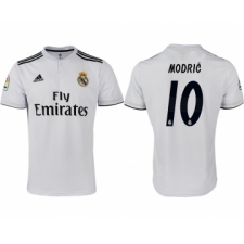 2018-19 Real Madrid 10 MODRIC Home Thailand Soccer Jersey