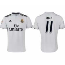2018-19 Real Madrid 11 BALE Home Thailand Soccer Jersey