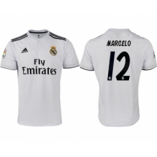 2018-19 Real Madrid 12 MARCELO Home Thailand Soccer Jersey