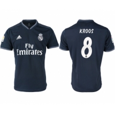 2018-19 Real Madrid 8 KROOS Away Thailand Soccer Jersey
