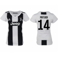 2018-19 Juventus 14 MATUIDI Home Women Soccer Jersey