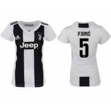 2018-19 Juventus 5 PJANIC Home Women Soccer Jersey