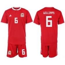 2018-19 Welsh 6 WILLIAMS Home Soccer Jersey