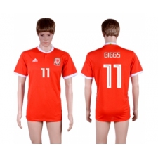 2018-19 Wales 11 GIGGS Home Thailand Soccer Jersey
