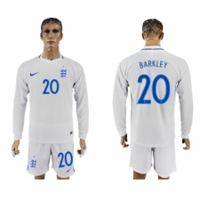 England 19 STERLING Goalkeeper Home 2018 FIFA World Cup Long Sleeve Soccer Jersey