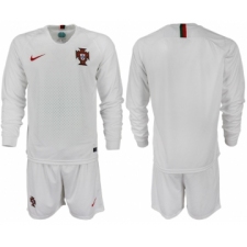 Portugal Away 2018 FIFA World Cup Long Sleeve Soccer Jersey