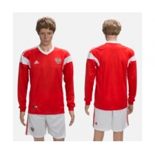 Russia Home 2018 FIFA World Cup Long Sleeve Soccer Jersey