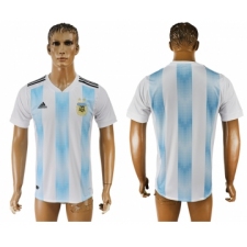 Argentina Home 2018 FIFA World Cup Thailand Soccer Jersey