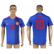 Columbia 10 JAMES Away 2018 FIFA World Cup Thailand Soccer Jersey