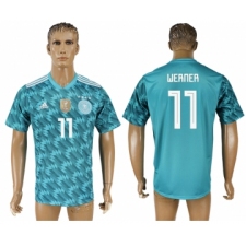 Germany 11 WERNER Away 2018 FIFA World Cup Thailand Soccer Jersey