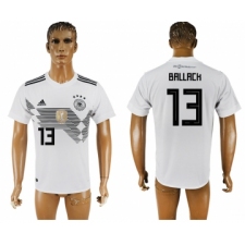 Germany 13 BALLACK Home 2018 FIFA World Cup Thailand Soccer Jersey