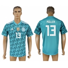 Germany 13 MULLER Away 2018 FIFA World Cup Thailand Soccer Jersey