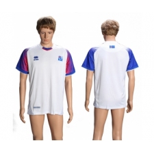 Iceland Away 2018 FIFA World Cup Thailand Soccer Jersey