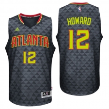 Atlanta Hawks #12 Dwight Howard Road Black New Swingman Jersey