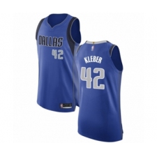 Men's Dallas Mavericks #42 Maxi Kleber Authentic Royal Blue Basketball Jersey - Icon Edition