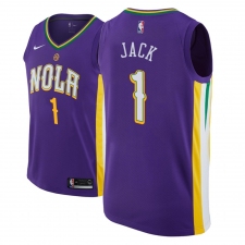 Men NBA 2018-19 New Orleans Pelicans #1 Jarrett Jack City Edition Purple Jersey