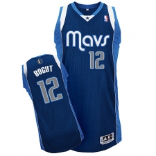 Men's Adidas Dallas Mavericks #12 Andrew Bogut Navy Blue Alternate NBA Jersey