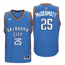 Men's Oklahoma City Thunder #25 Doug McDermott adidas Light Blue Player Swingman Jersey