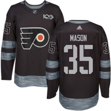 Adidas Philadelphia Flyers #35 Steve Mason Black 1917-2017 100th Anniversary Stitched NHL Jersey