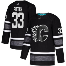 Men's Adidas Calgary Flames #33 David Rittich Black 2019 All-Star Game Parley Authentic Stitched NHL Jersey