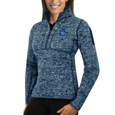 Toronto Maple Leafs Antigua Women's Fortune Zip Pullover Sweater Royal