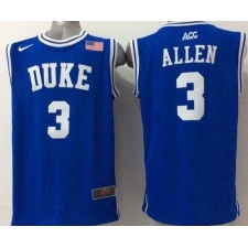 Blue Devils #3 Grayson Allen Blue Basketball Stitched NCAA Jersey