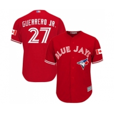 Youth Toronto Blue Jays #27 Vladimir Guerrero Jr. Replica Scarlet Alternate Baseball Jersey